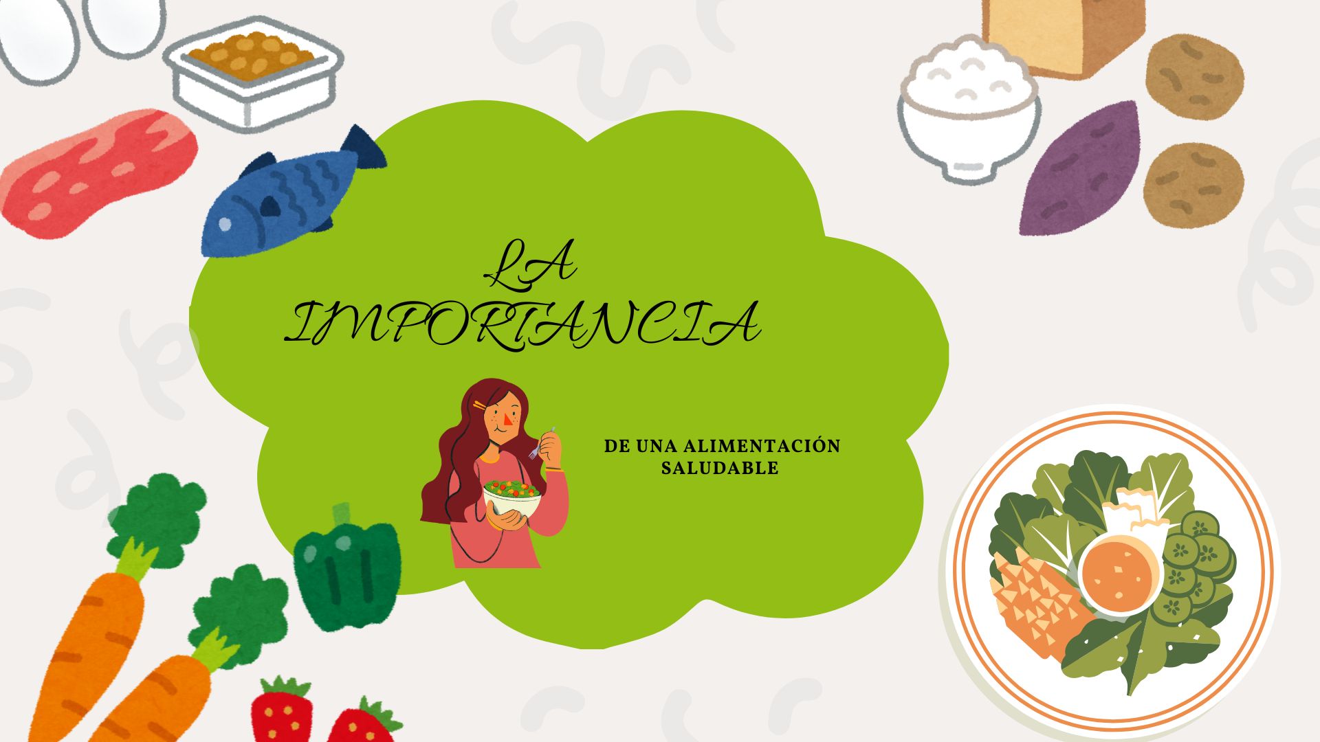 La importancia de una alimentación saludable