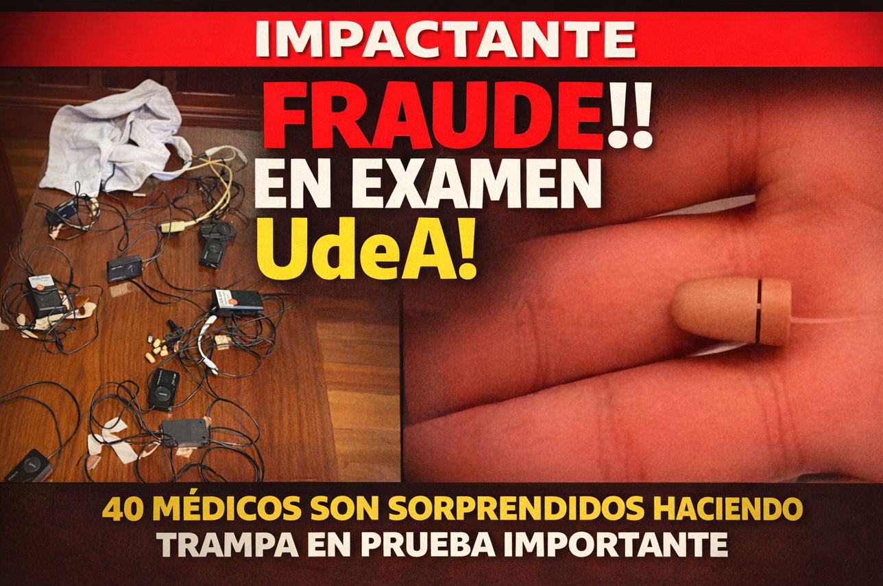 El fraude universitario que atenta contra la ética de la medicina: Gafas, micrófonos y 40 médicos deshonestos