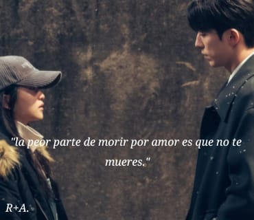 La peor parte de morir de amor, es que no te mueres